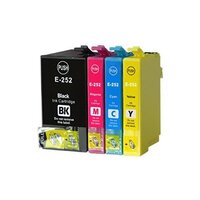 Compatible Premium Ink Cartridges 4 x 252 Standard capacity ink cartridge all colours - for use in Epson Printers