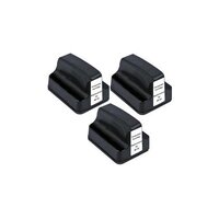 Compatible Premium Ink Cartridges 02  Black Triple Pack - for use in HP Printers