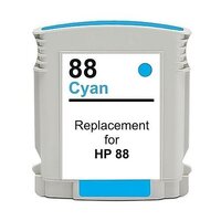 Compatible Premium Ink Cartridges 88XL  Cyan High Capacity Ink (C9391A) - for use in HP Printers