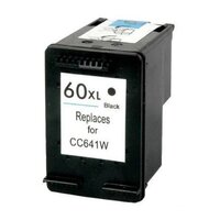 Compatible Premium Ink Cartridges HP60XLBK High Yield Black Remanufactured Inkjet Cartridge - for use in HP Printers