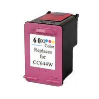 Compatible Premium Ink Cartridges HP60XLCL High Yield Colur Remanufactured Inkjet Cartridge - for use in HP Printers
