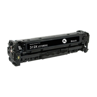 Compatible Premium Toner Cartridges 312X  Hi Yield Black Toner (CF380X) - for use in HP Printers