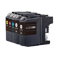 Compatible Premium LC233 Ink Cartridges Set of 5 - 2BK,1C,1M,1Y  - for use in Brother Printers