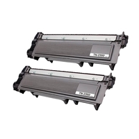 Compatible Premium 2 x TN2350 Black Toner Cartridge - for use in Brother Printers
