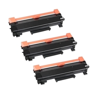 Compatible Premium 3 x TN2450 Black Toner Cartridge - for use in Brother Printers