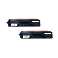 Compatible Premium 2 x TN443BK High Yield Black  Toner Cartridge - for use in Brother Printers