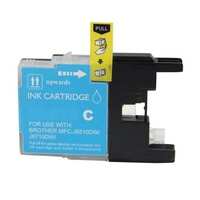 Compatible Premium Ink Cartridges LC40/LC71/LC73/LC75C Cyan  Inkjet Cartridge - for use in Brother Printers