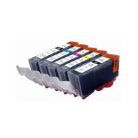 Compatible Premium Ink Cartridges PGI 520/CLI 521 B/B/C/M/Y Value Pack - for use in Canon Printers
