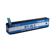 Compatible Premium Ink Cartridges 971XLC High Yield Cyan Remanufacturer  Inkjet Cartridge - for use in HP Printers