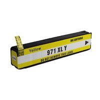 Compatible Premium Ink Cartridges 971XLY High Yield Yellow Remanufacturer  Inkjet Cartridge - for use in HP Printers