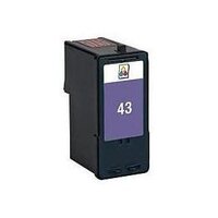 Compatible Premium Ink Cartridges No.43 (18Y0143) 3C Remanufactured Inkjet Cartridge - for use in Lexmark Printers