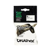 Brother MK-221 9mm x 8m Black on White M Label Tape - for use in Brother Printer