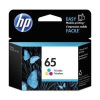 Genuine 65 HP Tri-Colour Ink Cartridge - for use in HP Printer