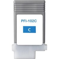 Compatible Canon PFI-102 Cyan Wide Format Ink