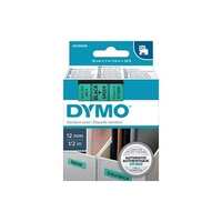 Dymo Blk on Grn 12mmx7m Tape - for use in Dymo Printer