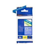 Brother TZe-535 12mm x 8m White on Blue Tape - for use in Brother Printer
