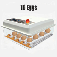 16 Egg Incubator Fully Automatic Digital Thermostat Chicken Eggs Poultry