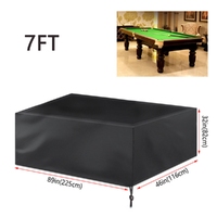 7FT Outdoor Pool Snooker Billiard Table Cover Polyester Waterproof Dust Cap