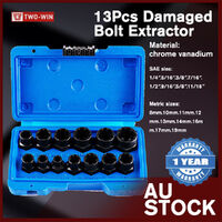 13-Piece Impact Bolt & Nut Remover Set Nut Extractor Socket Bolt Remover Tool