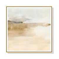 Wall Art 50cmx50cm Atmospheric Edge II Gold Frame Canvas