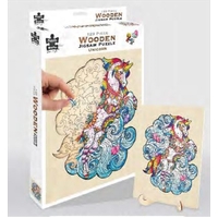 Unicorn 129 Piece Wooden Puzzle
