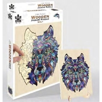 Wolf 132 Piece Wooden Puzzle