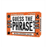 Guess The Phrase Card Game