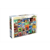 Harlington Travel Stamp Fun Puzzle 1000pc