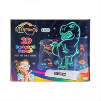 Lil Dreamers Dino Island's 3D Illuminate Drawing Board