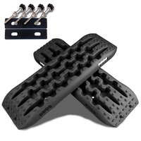 X-BULL Recovery tracks Sand Trucks Offroad With 4PCS Mounting Pins 4WDGen 2.0 - Black