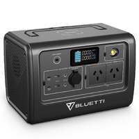 BLUETTI EB70 Portable Power Station 800W 716Wh LiFePo4 Battery with AU plug for Camping Outdoor Home Off-grid Black