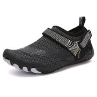Kids Water Shoes Barefoot Quick Dry Aqua Sports Shoes Boys Girls -  Black Size Bigkid US3 = EU34