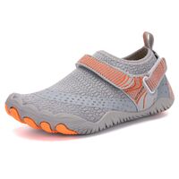 Kids Water Shoes Barefoot Quick Dry Aqua Sports Shoes Boys Girls - Grey Size Bigkid US4 = EU36