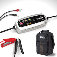 CTEK MXS 5.0 12V 5 Amp Smart Battery Charger and Cooler Bag Combo