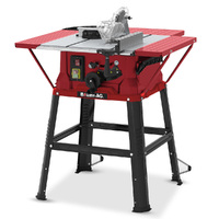 Baumr-AG Table Saw with Stand, Electric Corded Bench Saws 2000W 254mm, Laser Guide