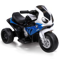 Rovo Kids Licensed BMW S1000RR Ride On Motorbike with Battery and Charger, Blue