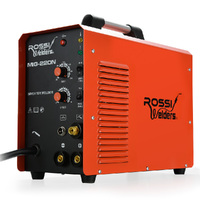 ROSSI 220A MIG Welder Inverter TIG Gasless Portable Welding Machine MMA ARC 15A Plug
