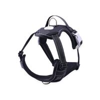 FLOOFI Dog Harness Vest XL Size (Black) FI-PC-177-XL