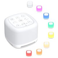 GOMINIMO White Noise Machine with Night Light and 40 Soothing Sounds for Sleeping (White)