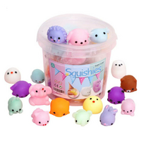 GOMINIMO Mochi Squishy Toy 64pcs for Kids Party Favors