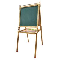 GOMINIMO Bamboo Kids Dual-Sided Art Easel with Painting and Drawing Accessories GO-KAE-100-HX