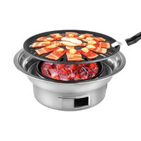 KILIROO Multifunctional Camping Charcoal BBQ Grill Stove (Silver) KR-CGS-100-YS