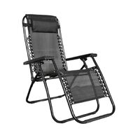 KILIROO Folding Reclining Camping Chair With Breathable Mesh (Black) KR-FC-105-QL