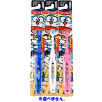[6-PACK] EBISU Doraemon children's wide-head toothbrush 2 years old to 6 years old