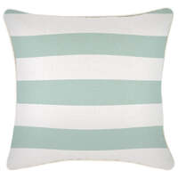 Cushion Cover-With Piping-Deck-Stripe-Mint-45cm x 45cm