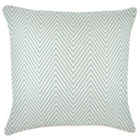 Cushion Cover-With Piping-Zig Zag Pale Mint-60cm x 60cm