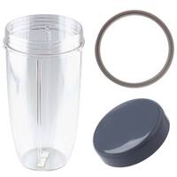 For Nutribullet Colossal Large Cup + Stay Fresh Lid + Grey Seal - 900 600 Models