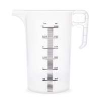 3L Measuring Jug Heavy Duty Clear Plastic Propylene Food Grade BPA 5 Pro-Jug