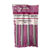 Crochet Hooks Set 15cm Plastic Needles Assorted 4 Pack 7 8 9 10mm Birch Tools