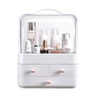 Makeup Organiser Storage Box - Cosmetic Jewellery Vanity Portable Display Case